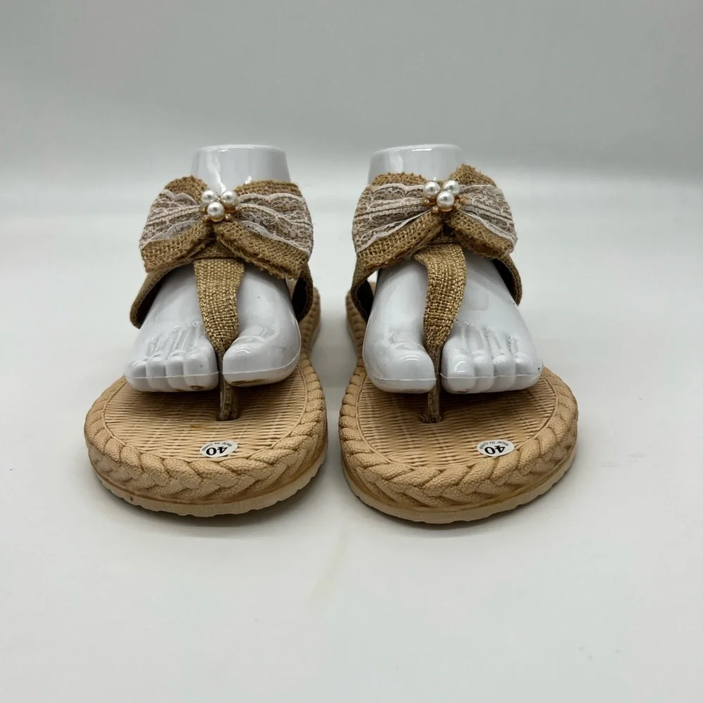 She & In Bow Sandals - Picture 8 of 9